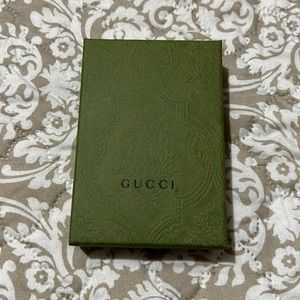 Empty Gucci card holder box